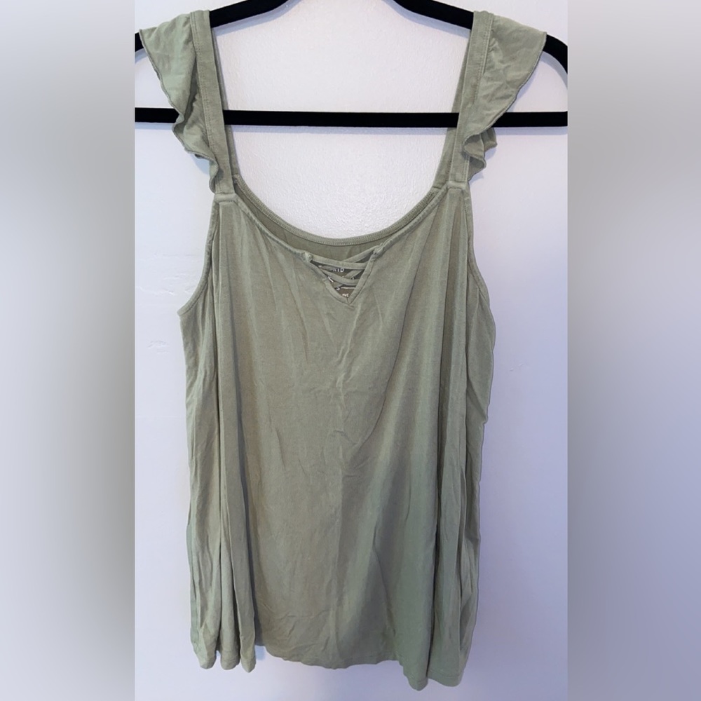 TORRID Spaghetti Strap Crisscross Blouse
